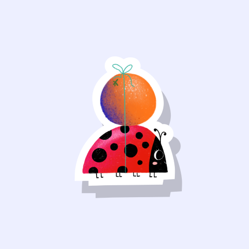 LADYBUG ORANGE STICKY - main